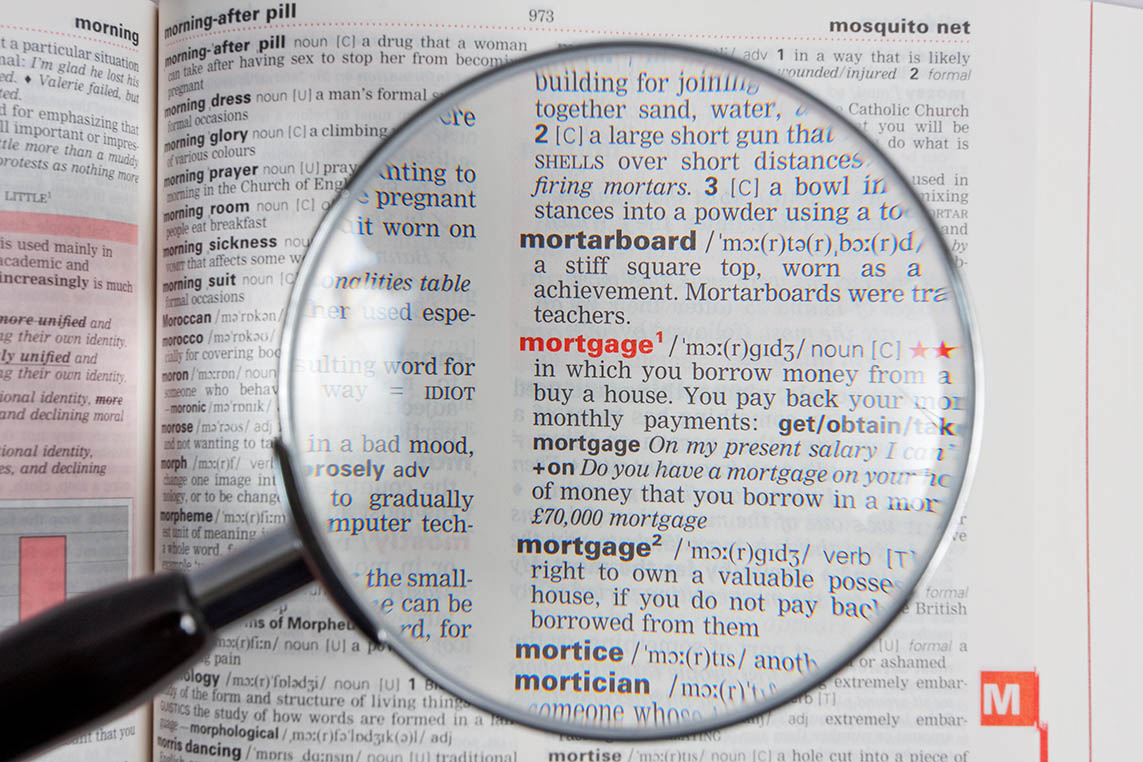 Mortgage dictionary